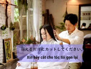 các từ vựng tiếng nhật về cắt tóc​